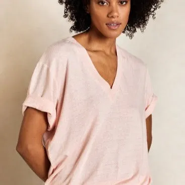 10 Days V Neck Linen Top