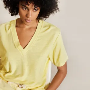 10 Days V Neck Linen Top