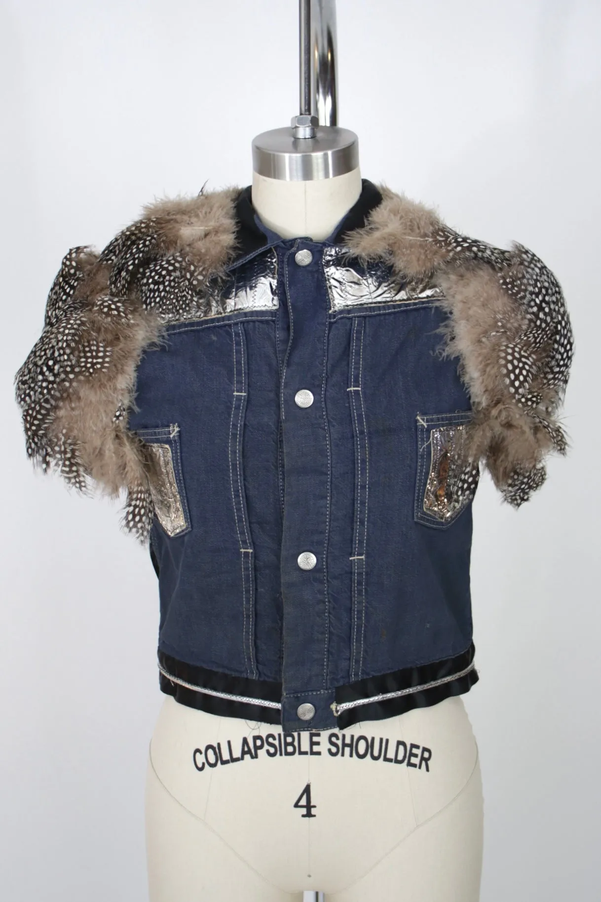 1970s Diane Freis Metallic Applique Vest*