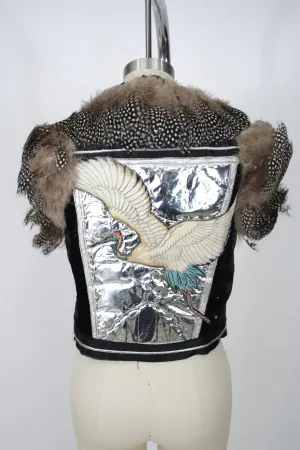1970s Diane Freis Metallic Applique Vest*