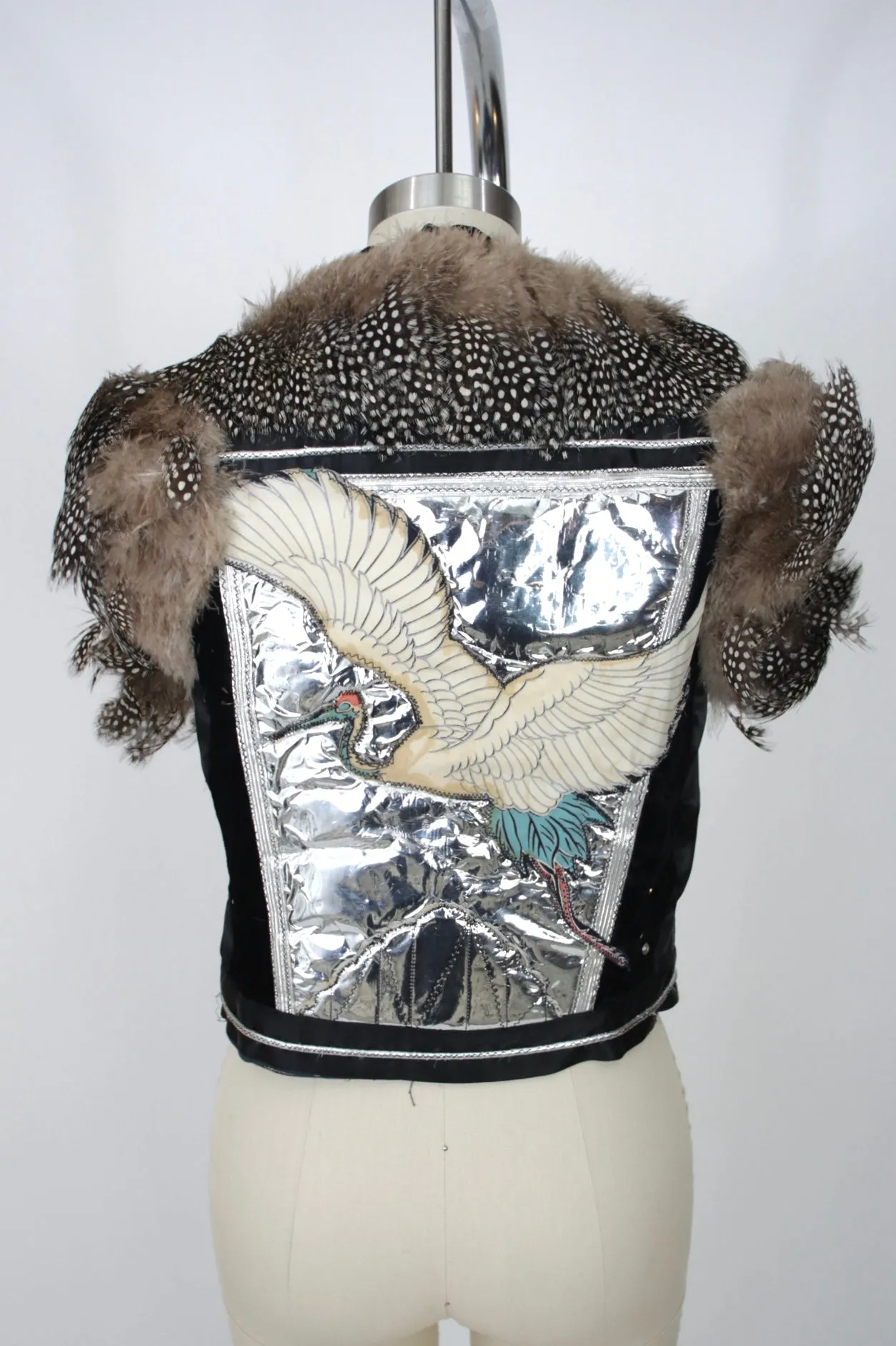 1970s Diane Freis Metallic Applique Vest*