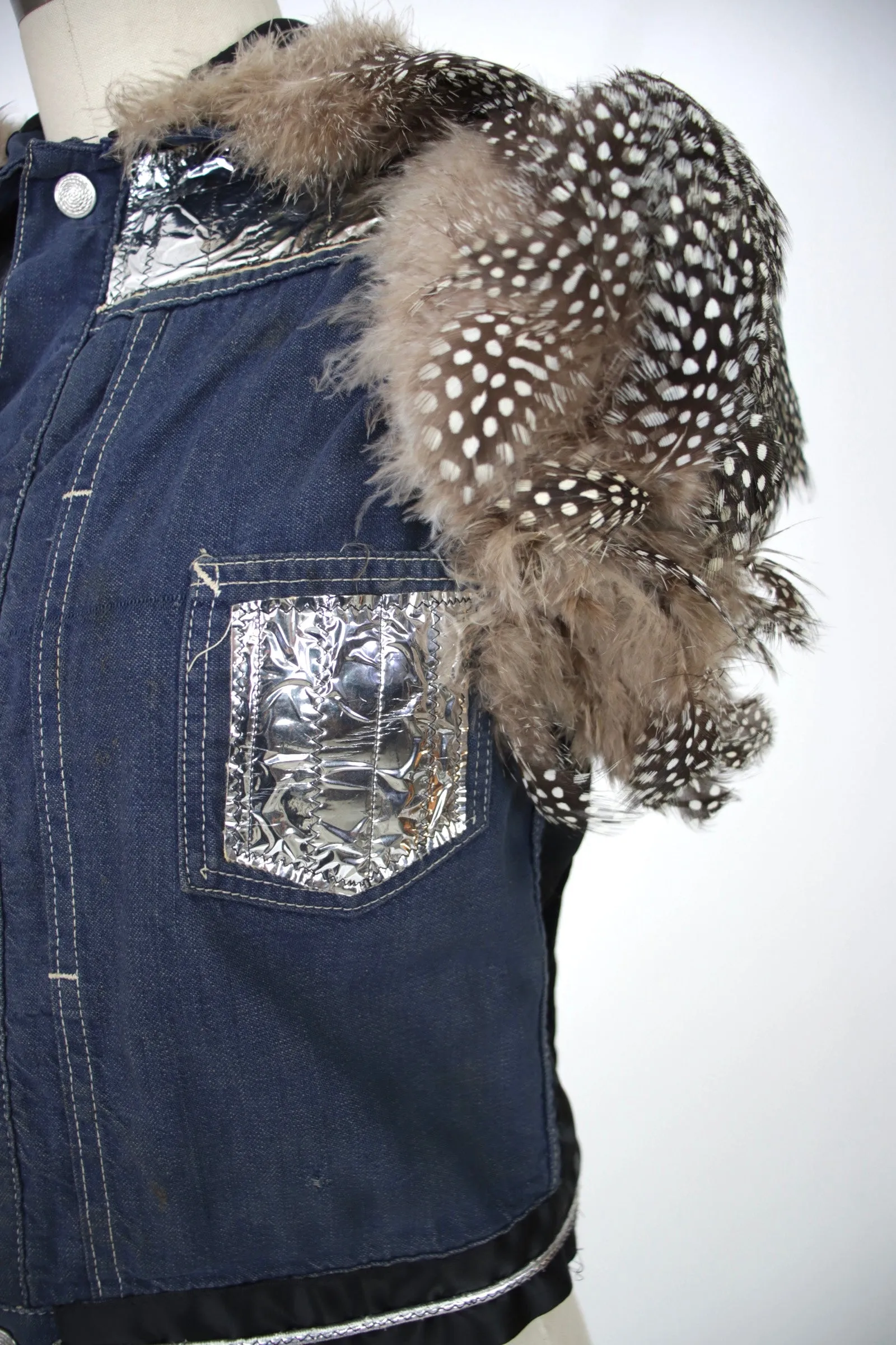 1970s Diane Freis Metallic Applique Vest*