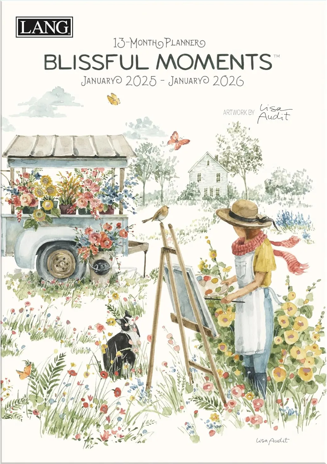 2025 Lang Monthly Planner - Blissful Moments