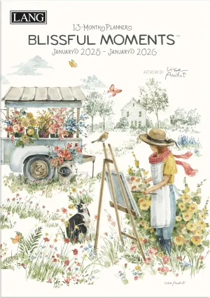 2025 Lang Monthly Planner - Blissful Moments