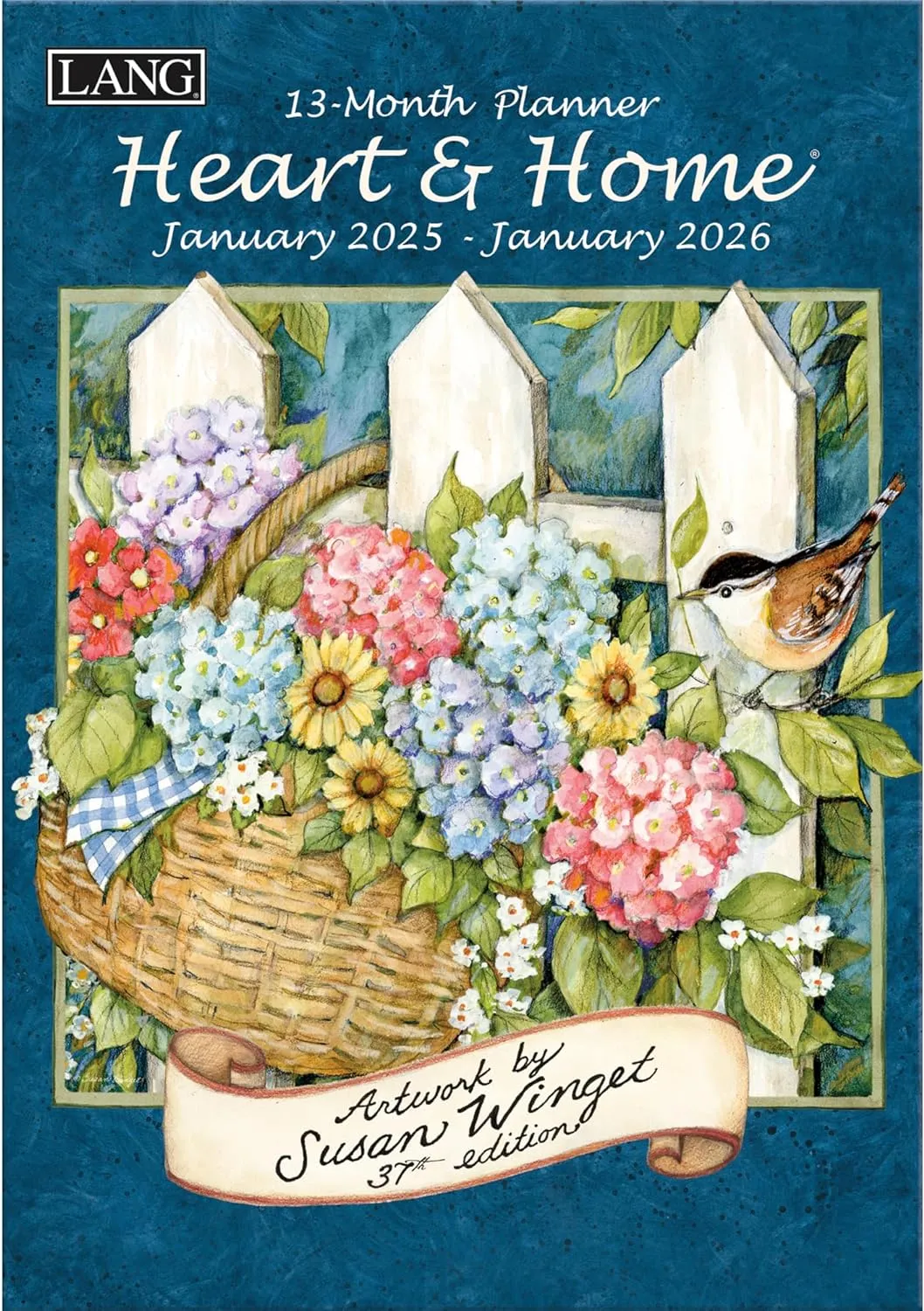 2025 Lang Monthly Planner - Heart & Home
