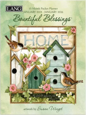 2025 Lang Monthly Pocket Planner - Bountiful Blessings