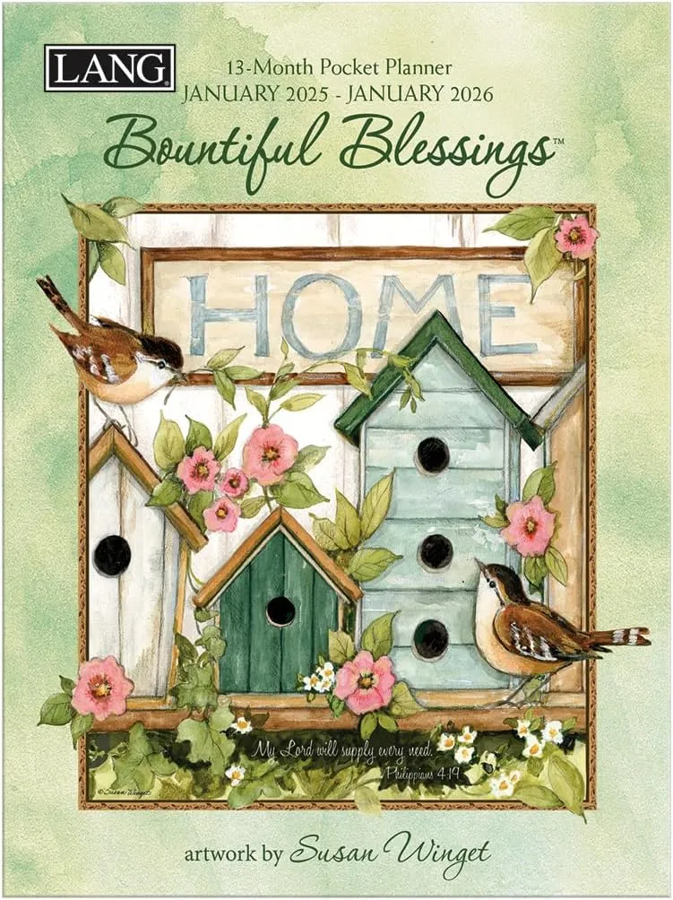 2025 Lang Monthly Pocket Planner - Bountiful Blessings