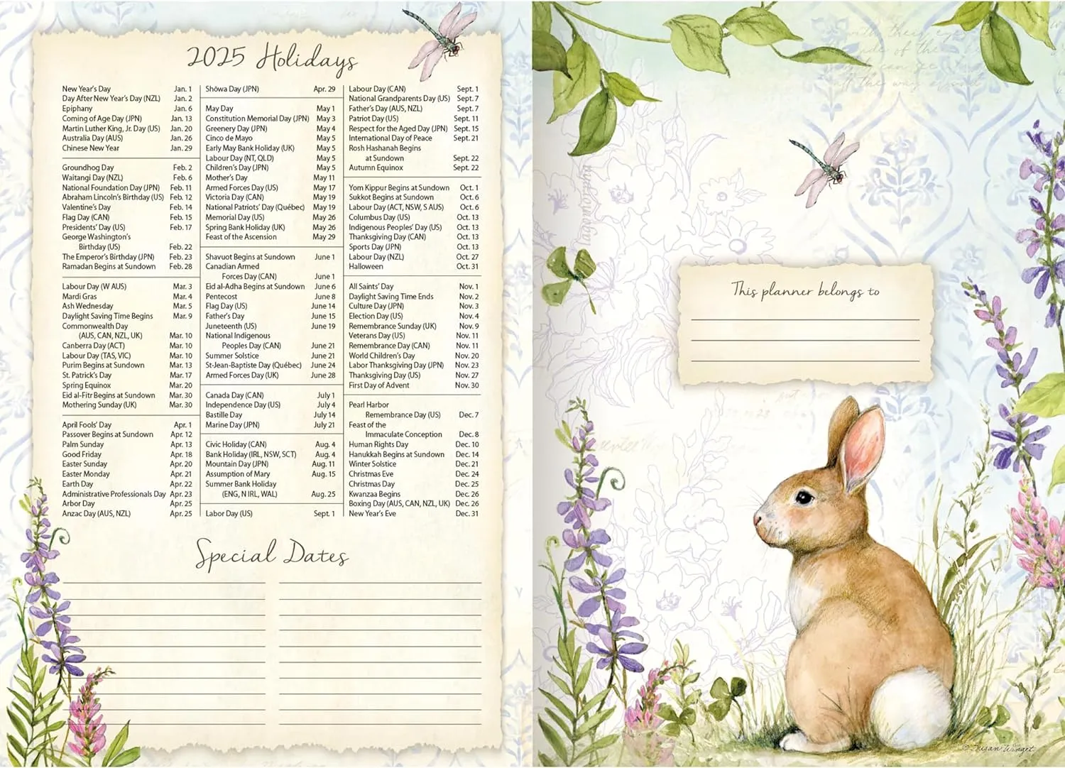 2025 Lang Monthly Pocket Planner - Field Guide