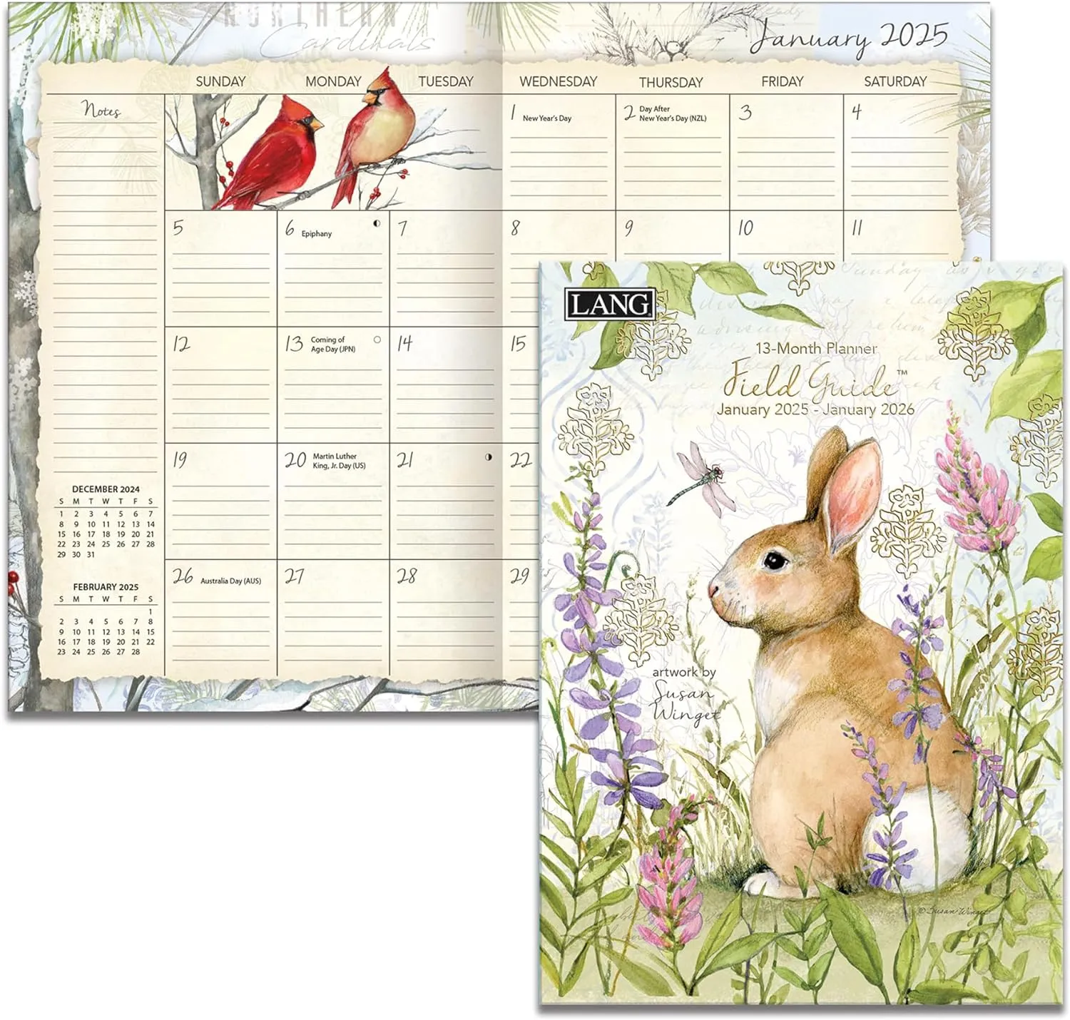 2025 Lang Monthly Pocket Planner - Field Guide