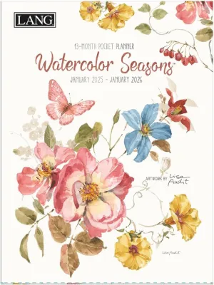 2025 Lang Monthly Pocket Planner - Watercolor Seasons