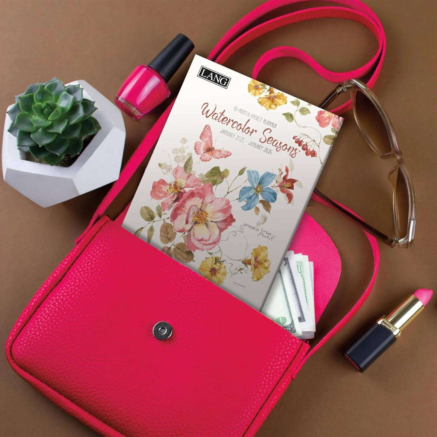 2025 Lang Monthly Pocket Planner - Watercolor Seasons