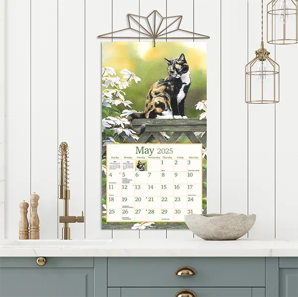 2025 Lang Wall Calendar - Cats in the Country
