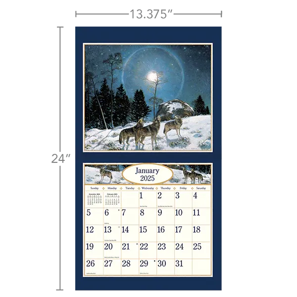 2025 Lang Wall Calendar - Four Seasons