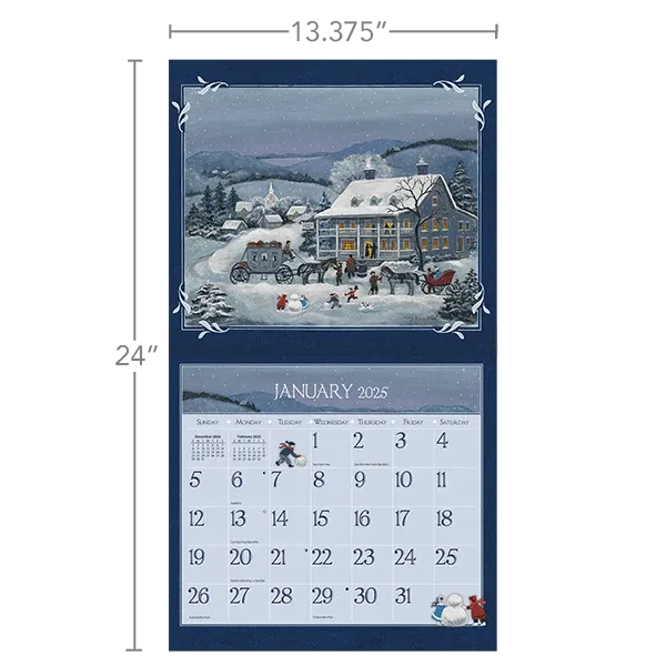 2025 Lang Wall Calendar - Lang Folk Art