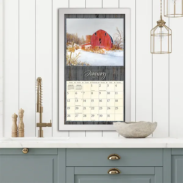 2025 Lang Wall Calendar - On the Farm
