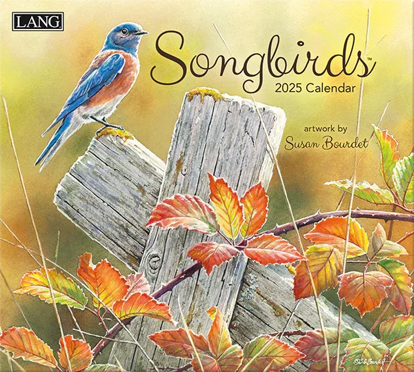 2025 Lang Wall Calendar - Songbirds