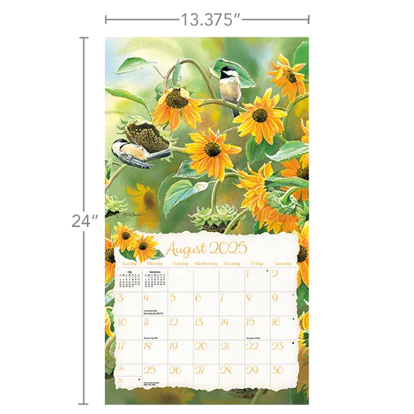 2025 Lang Wall Calendar - Songbirds