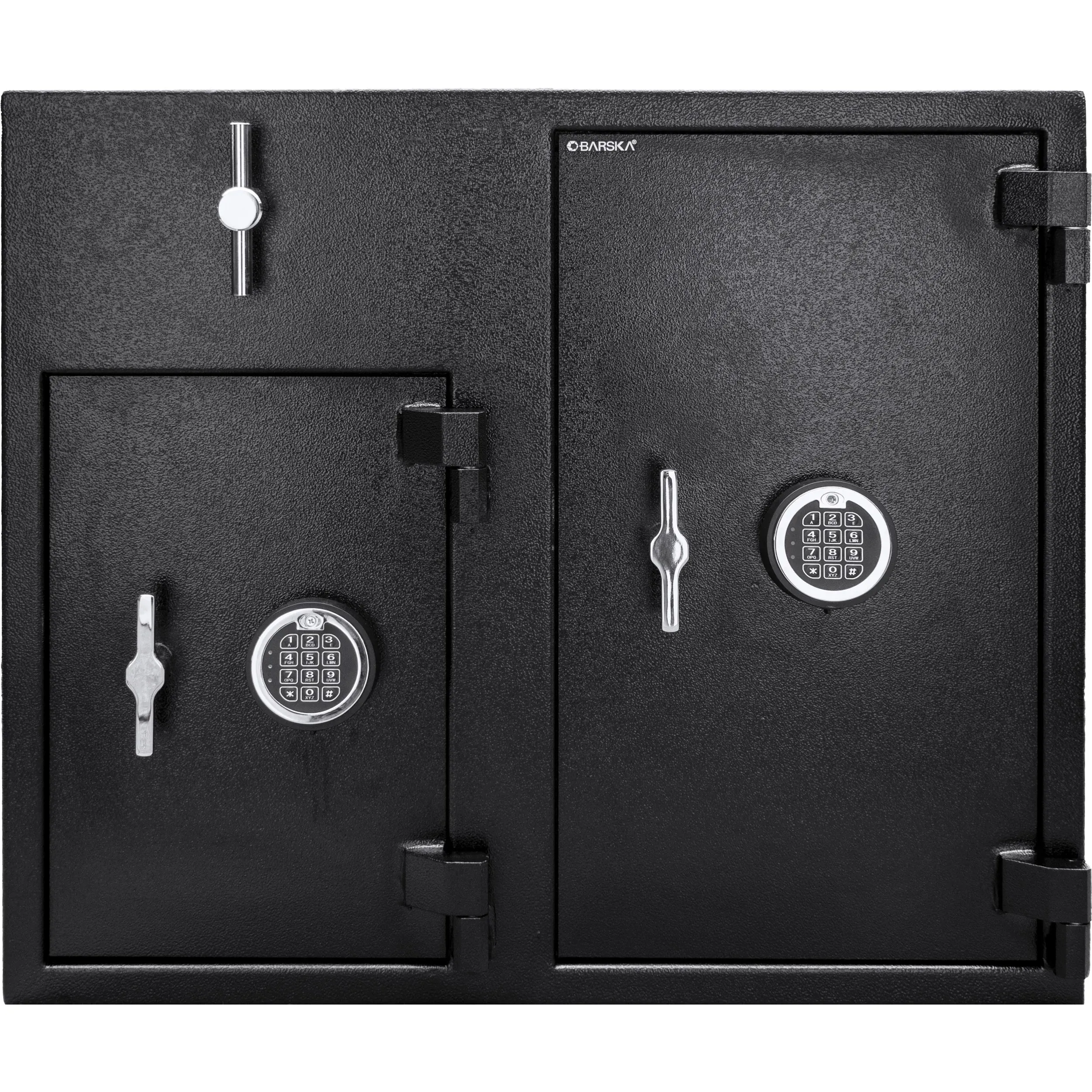 2.58/4.68 Cu. ft Dual Compartment Rotary Hopper Keypad Depository Safe | AX13522