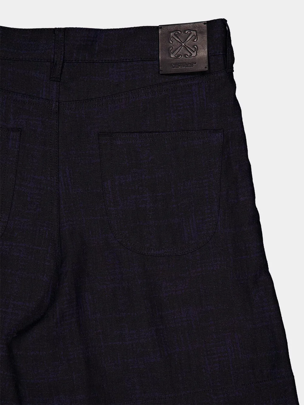90s Logo Linen Shorts