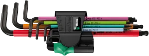 950/7 Hex-Plus Multicolour Magnet 1 L-key set, metric, BlackLaser