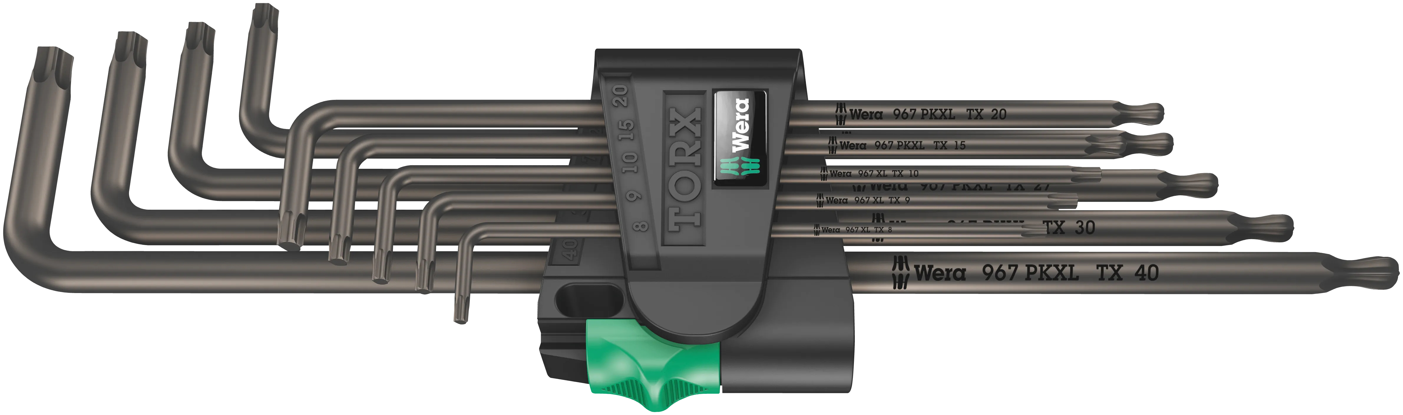 967/9 TX XL 1 TORXÂ® L-key set, long