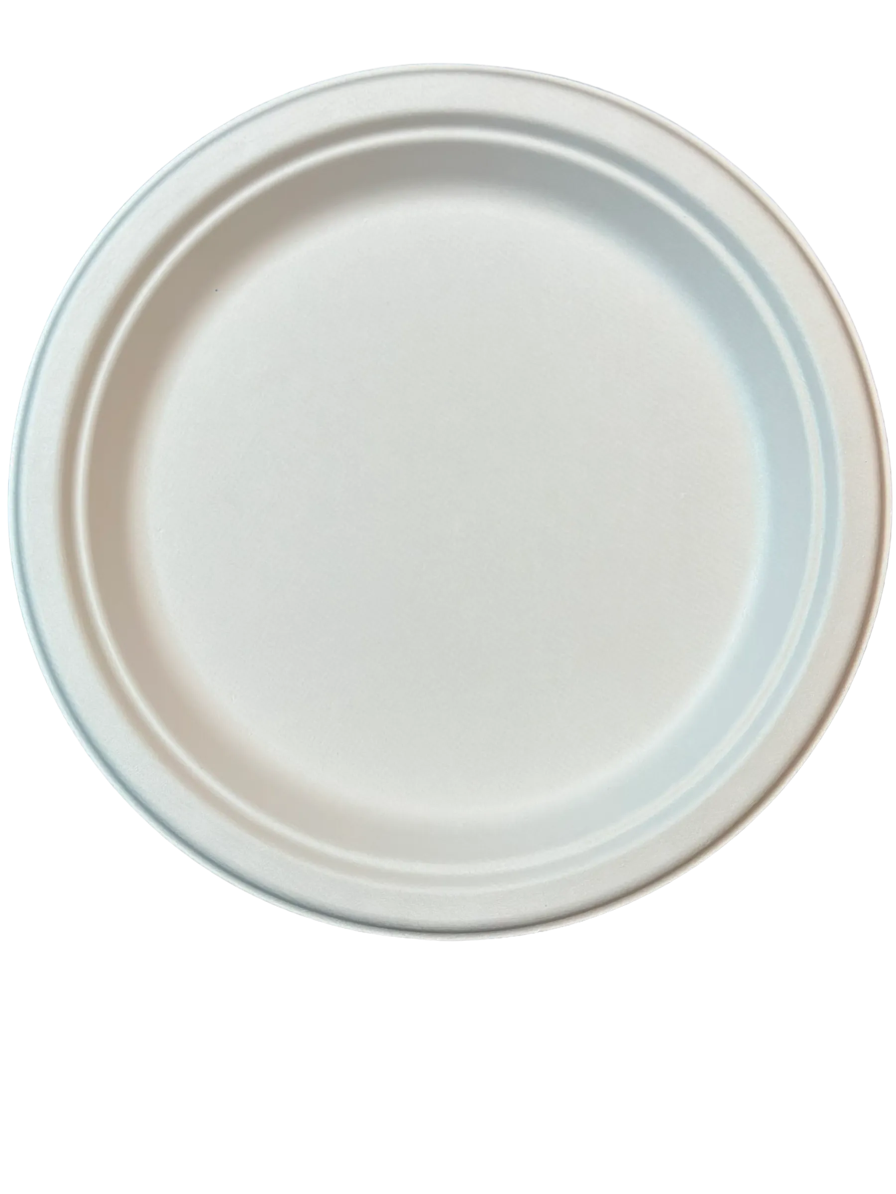 9" ECO BIODEGRADABLE COMPOSTABLE BAMBOO PLATES 1 COMPARTMENT 500CT