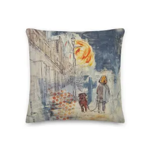 A Walk With My Friend I - Artful Pillow