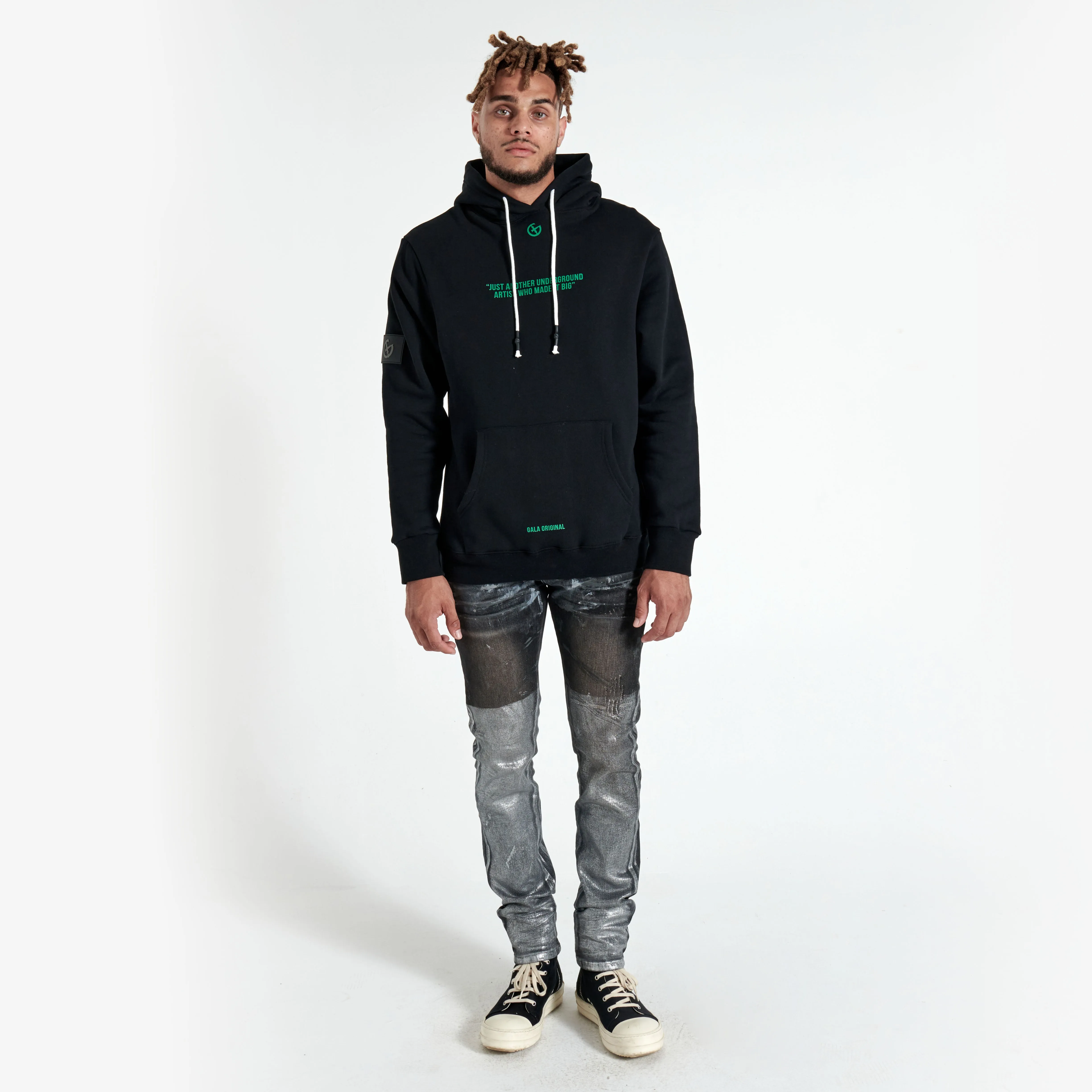 ABSTRACT HOODIE (BLACK)