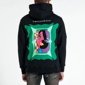 ABSTRACT HOODIE (BLACK)