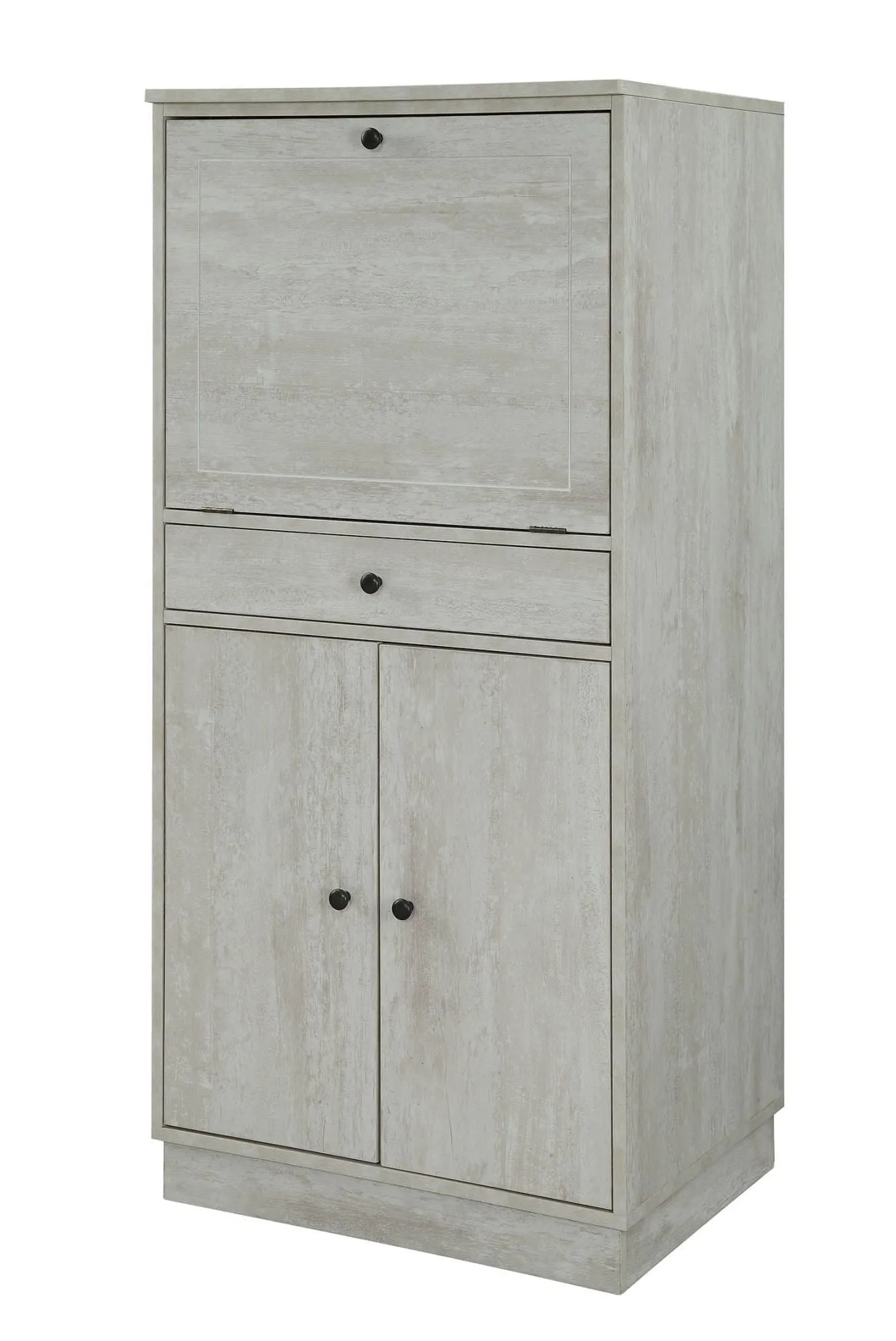 ACME Wiesta Wine Cabinet in Antique White YF