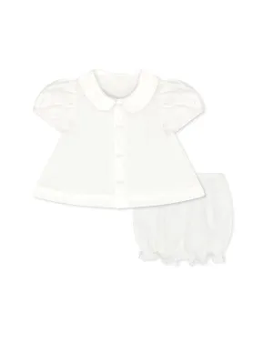 Adorable Diaper Set - Blessings White, PInk