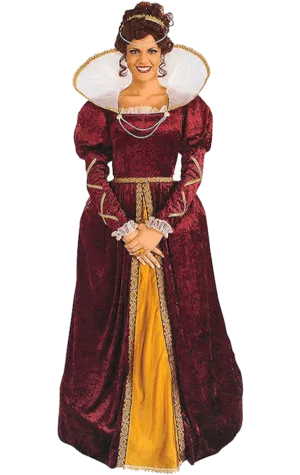 Adult Queen Elizabeth Costume