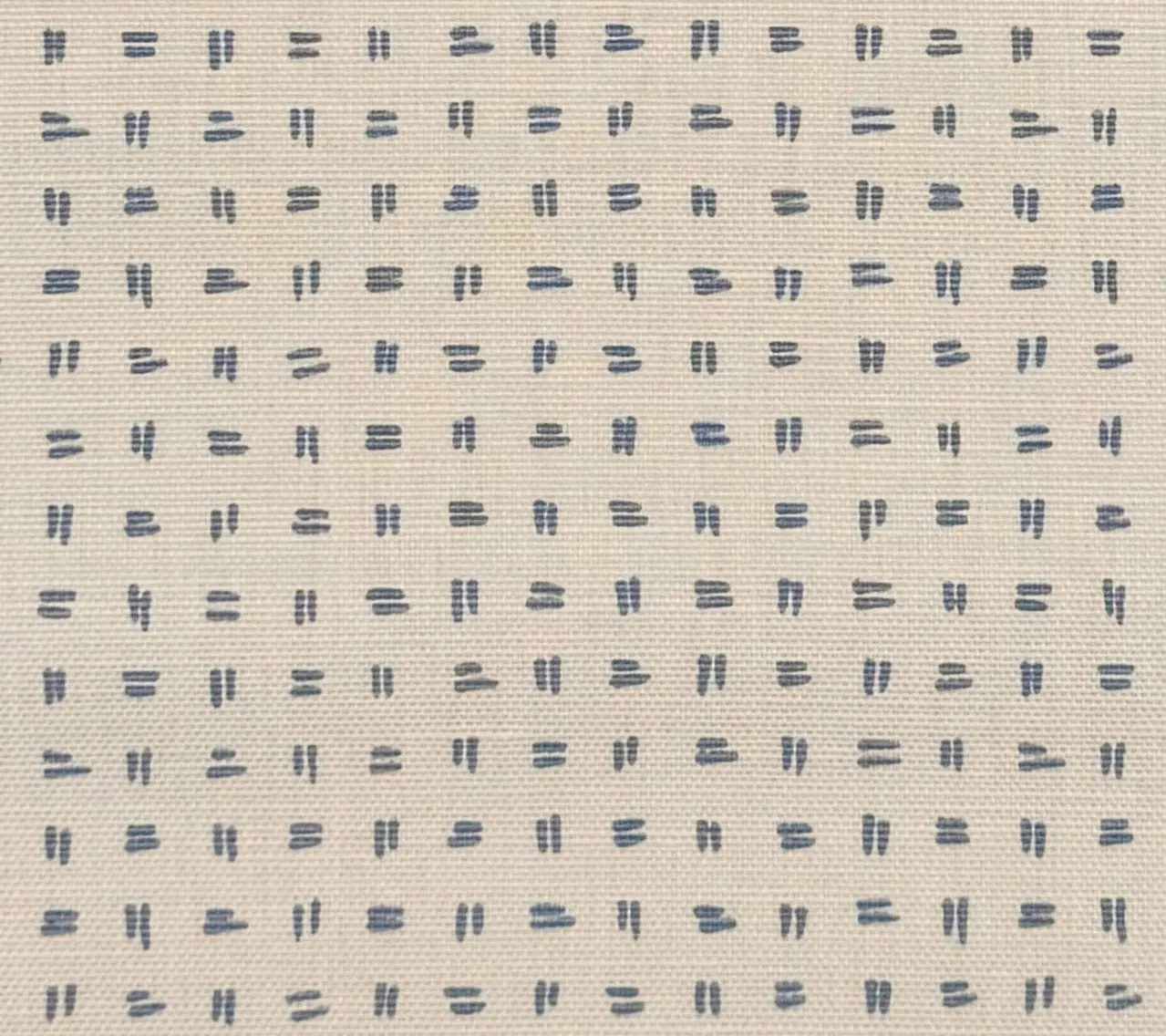 Alan Campbell Fabric: Tate - Custom Windsor Blue on Tinted Belgian Linen/Cotton