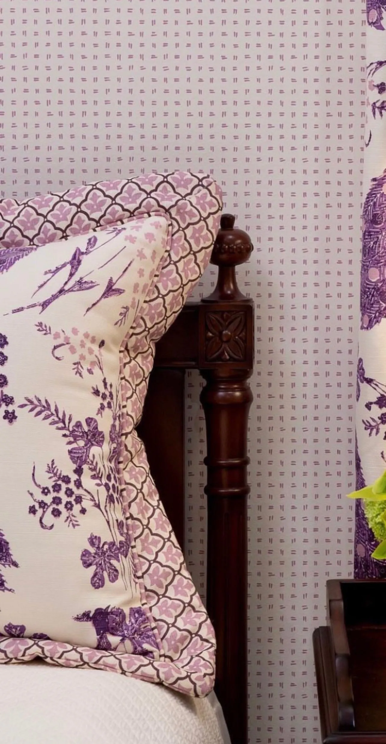 Alan Campbell Fabric: Tate - Custom Windsor Blue on Tinted Belgian Linen/Cotton