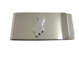 Albania Map Shape Money Clip