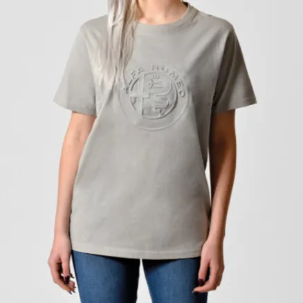 Alfa Romeo Serpentine Logo Shirt Gray