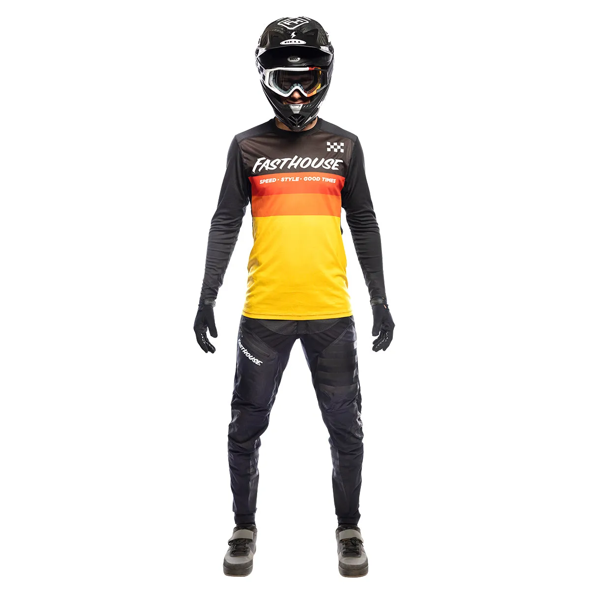 Alloy Kilo LS Jersey - Black/Yellow