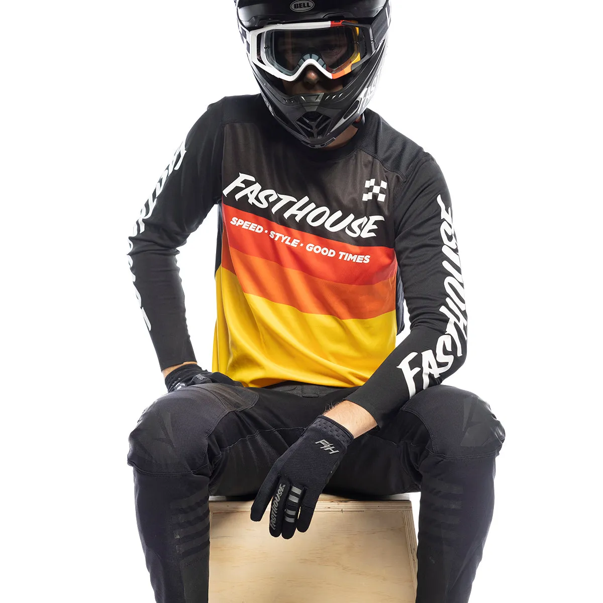 Alloy Kilo LS Jersey - Black/Yellow