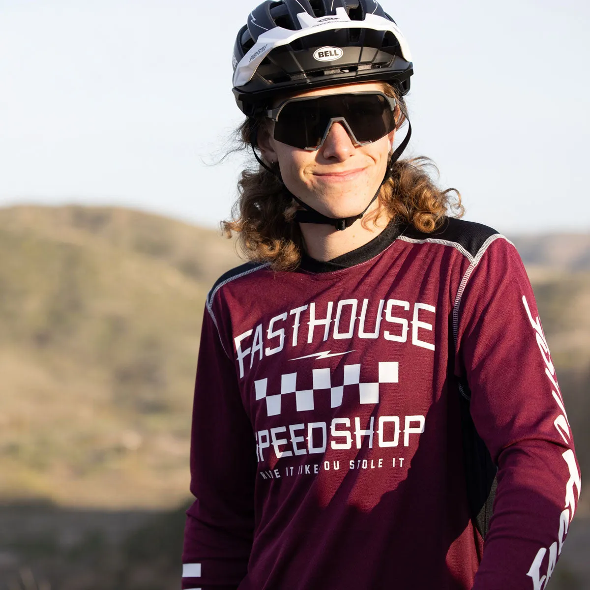 Alloy Roam LS Jersey - Heather Maroon