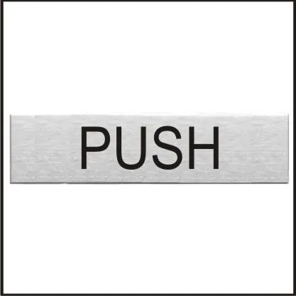 Aluminium Push Sign Board