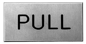 Aluminium Push Sign Board