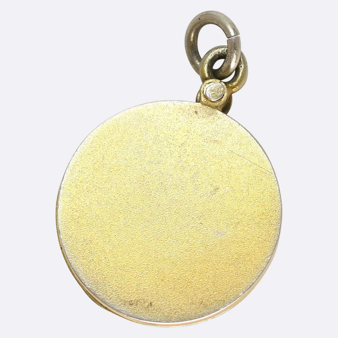Antique French "Les Trois Roses" Enamel Locket Charm