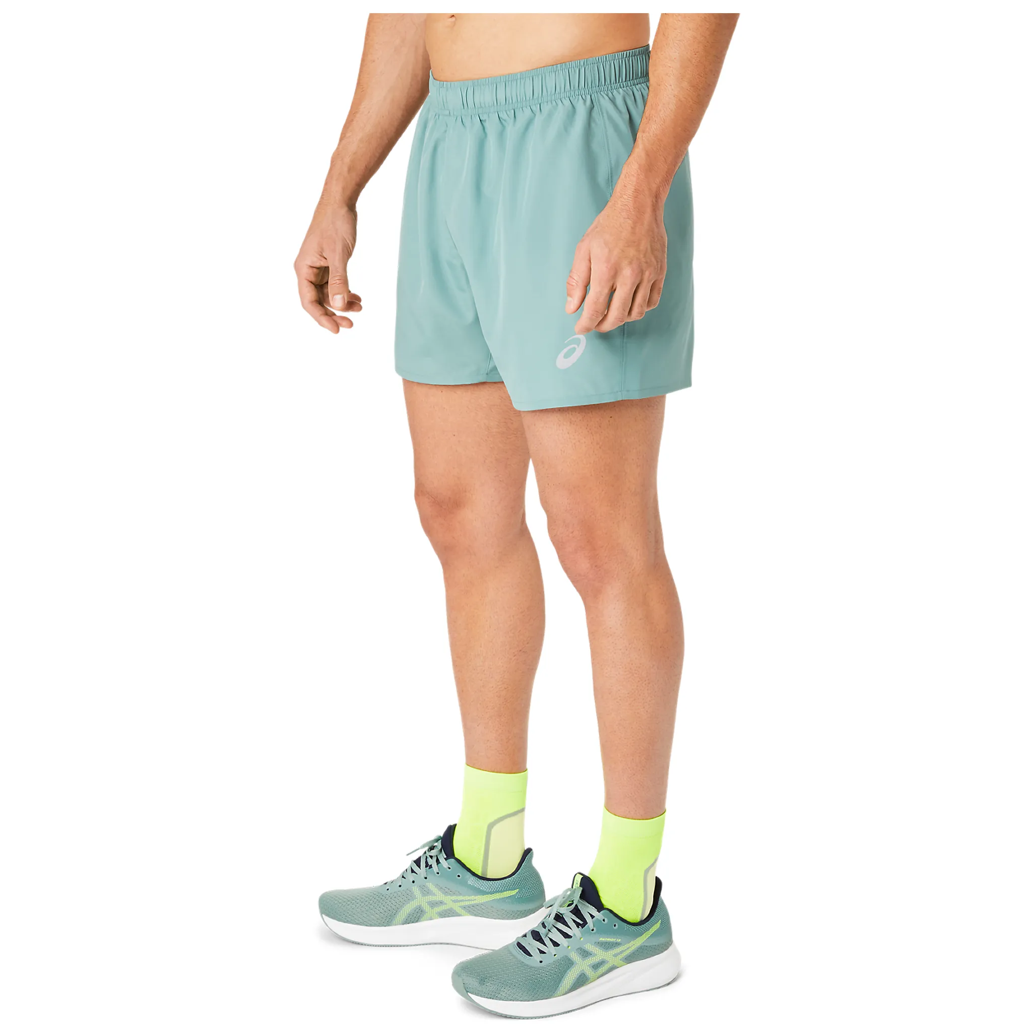ASICS Silver 5 Inch Mens Shorts