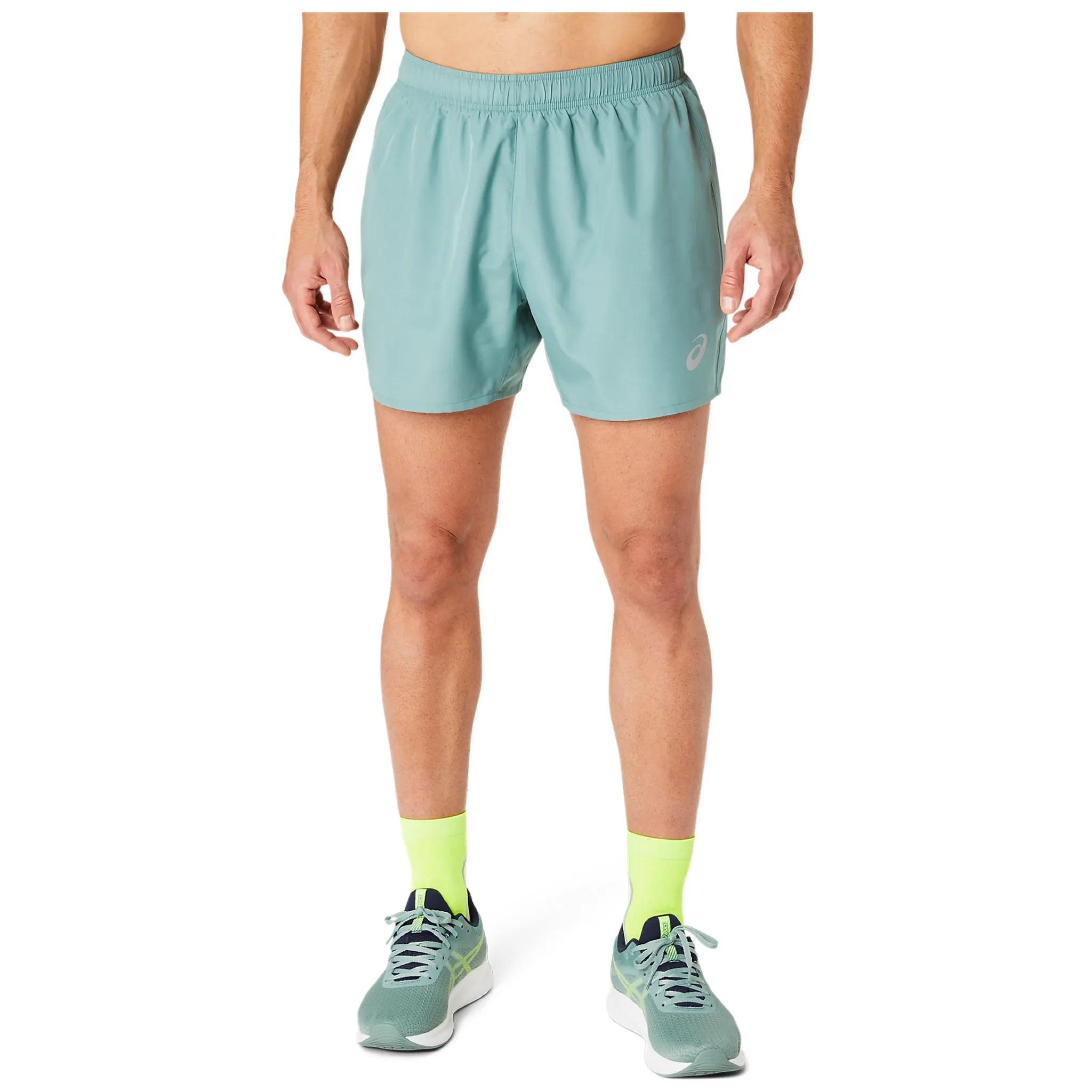 ASICS Silver 5 Inch Mens Shorts