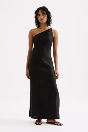 AVERY LINEN MIDI DRESS