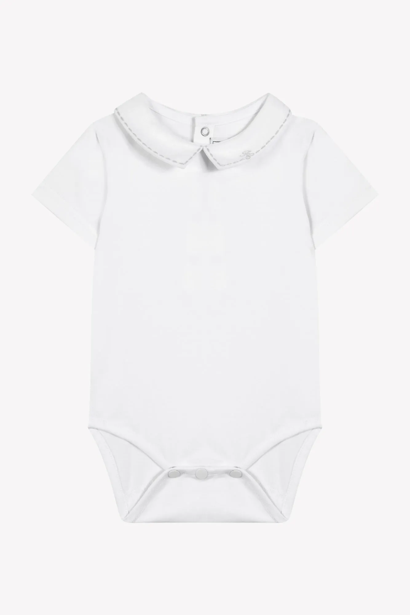 BABY CEREMONIE GARCON BODY 9 - Blanc