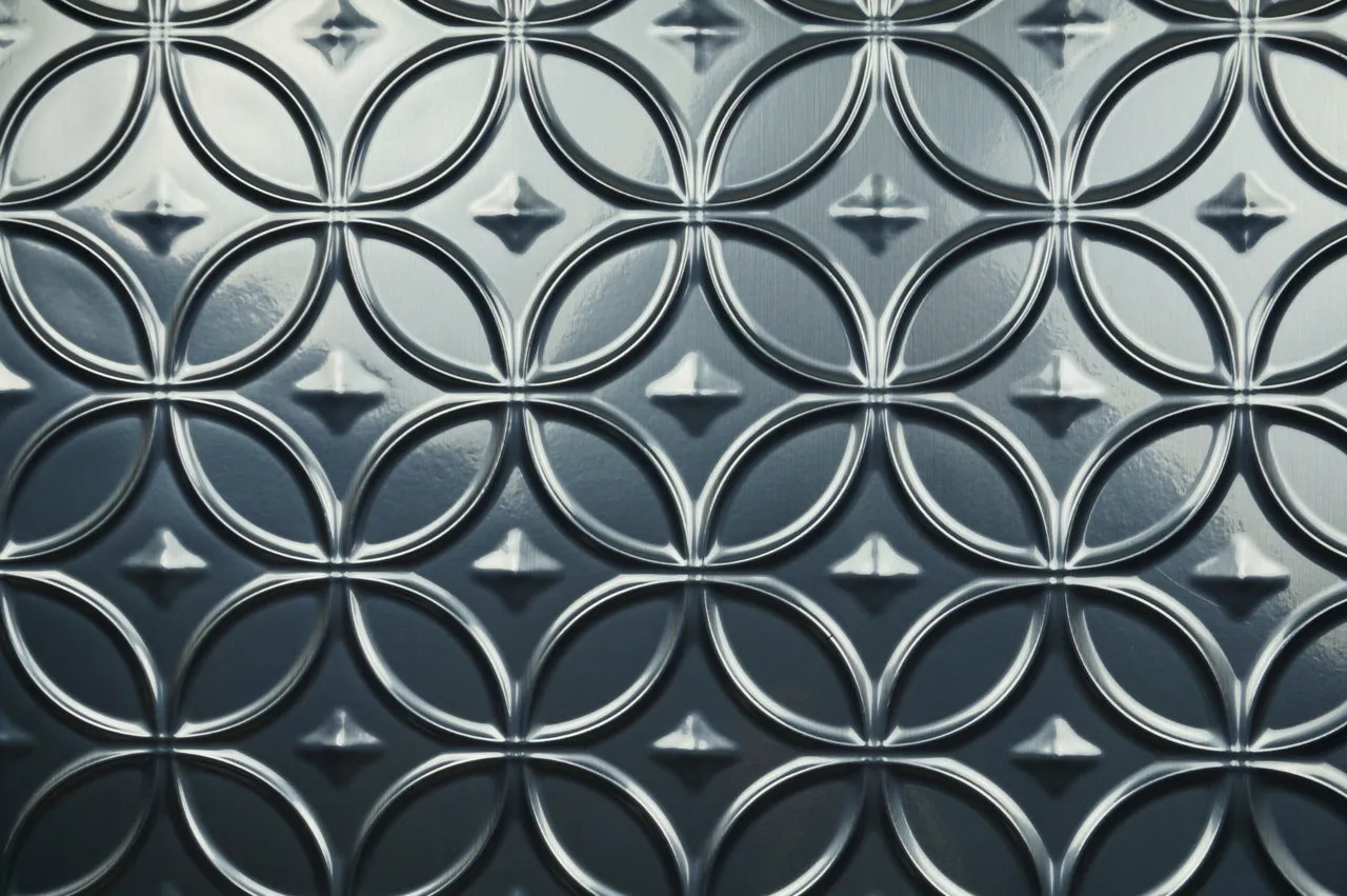 Backsplash Tile Celestial Brushed Aluminum