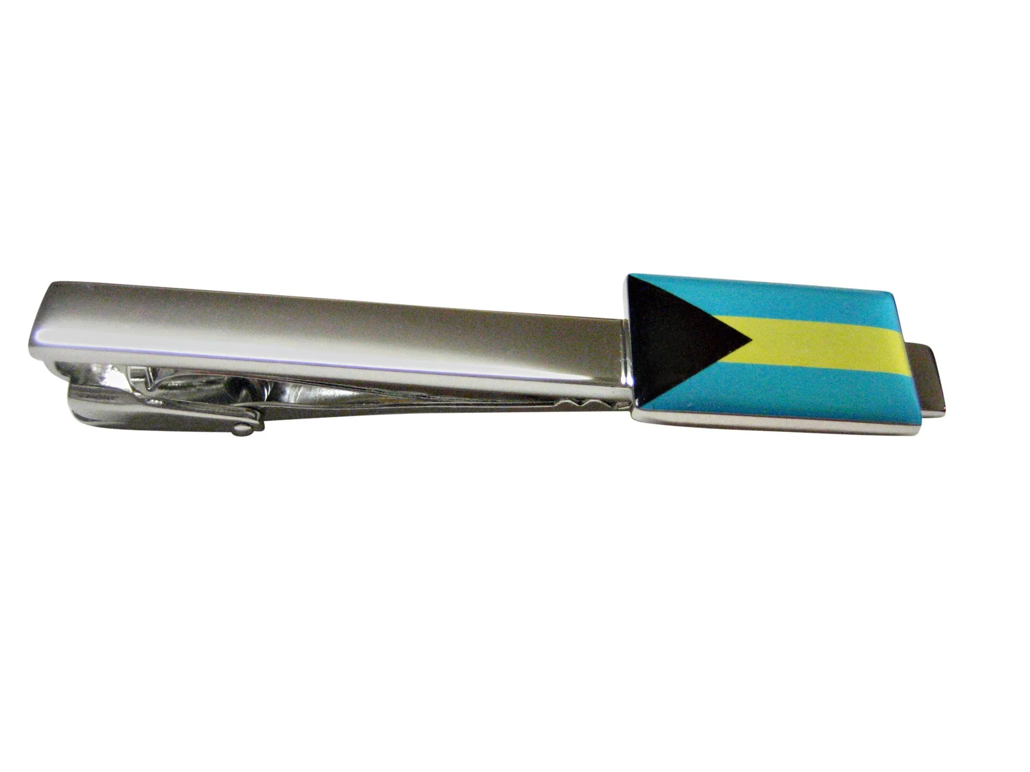 Bahamas Flag Square Tie Clip