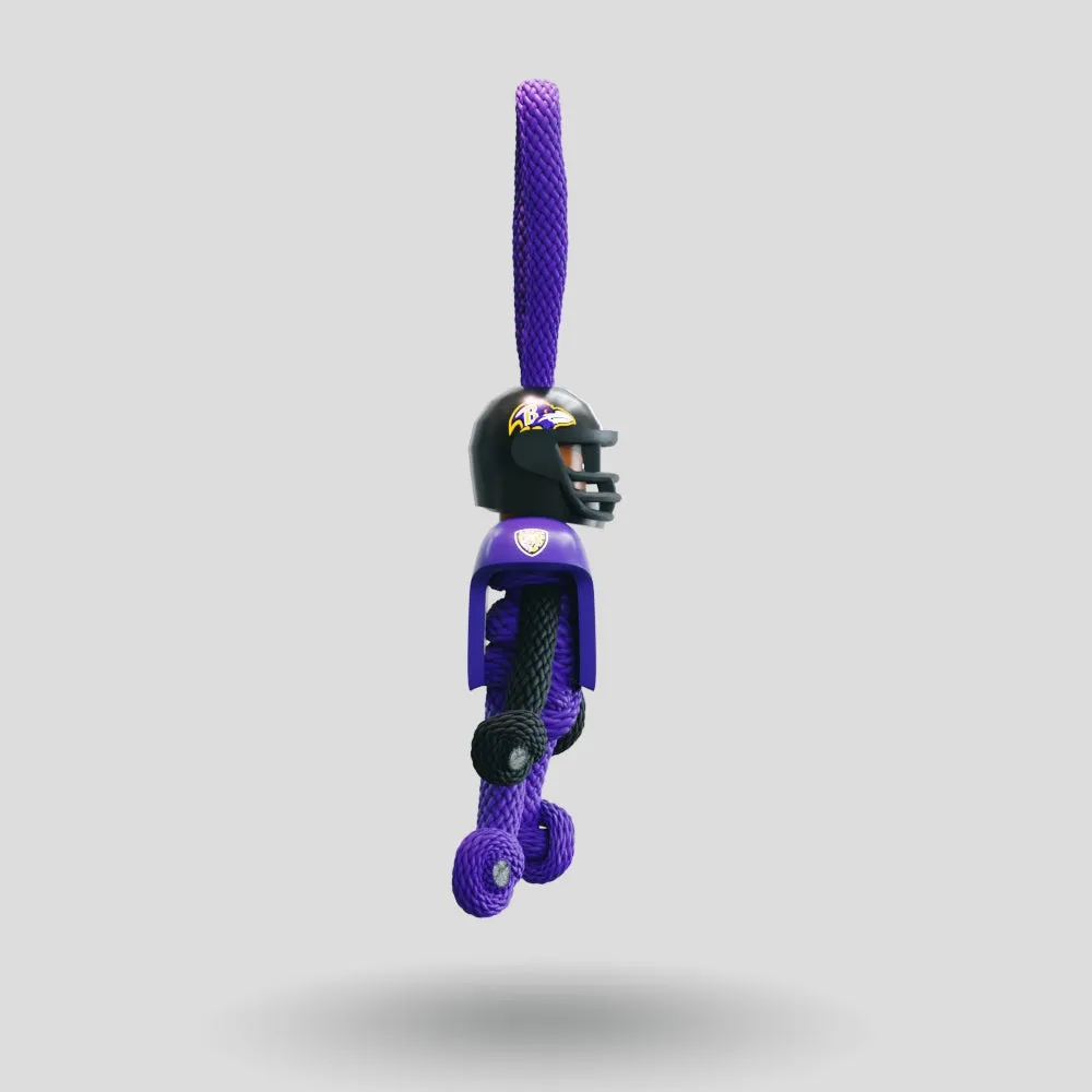 Baltimore Ravens Paracord Buddy Keychain