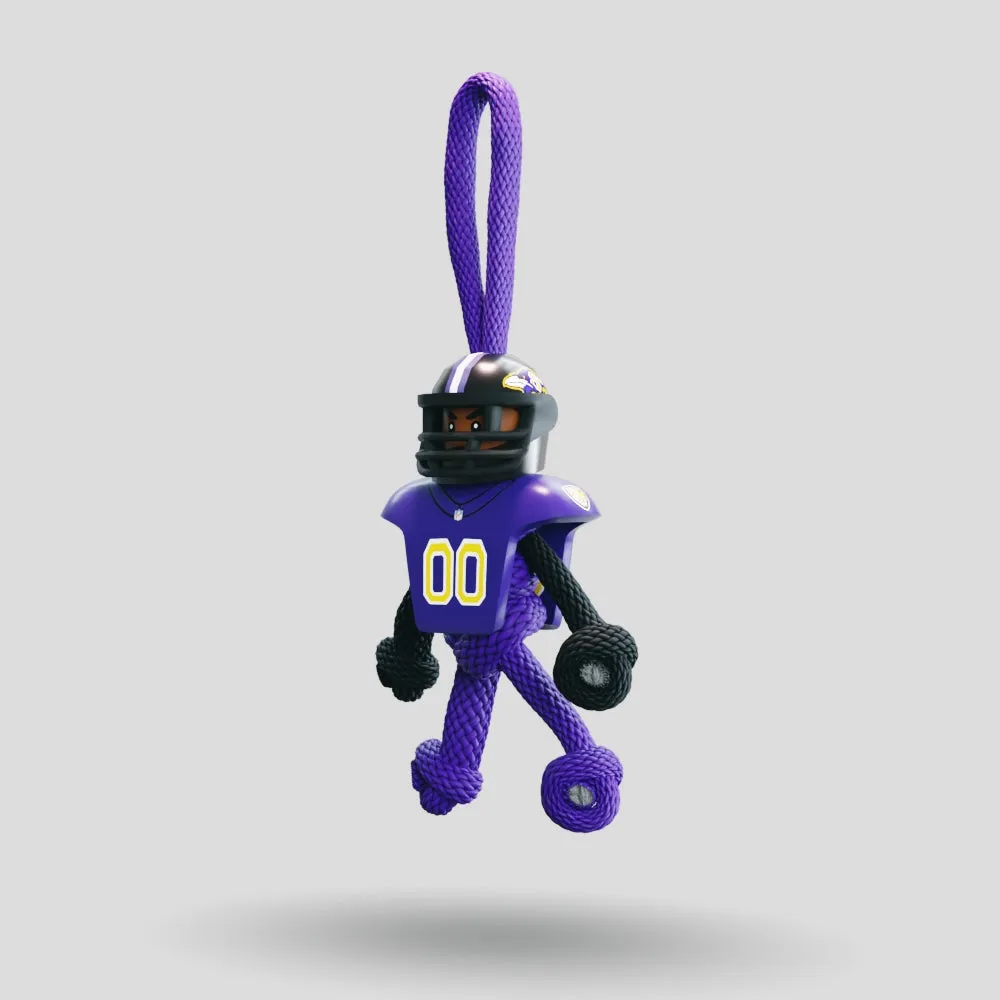 Baltimore Ravens Paracord Buddy Keychain